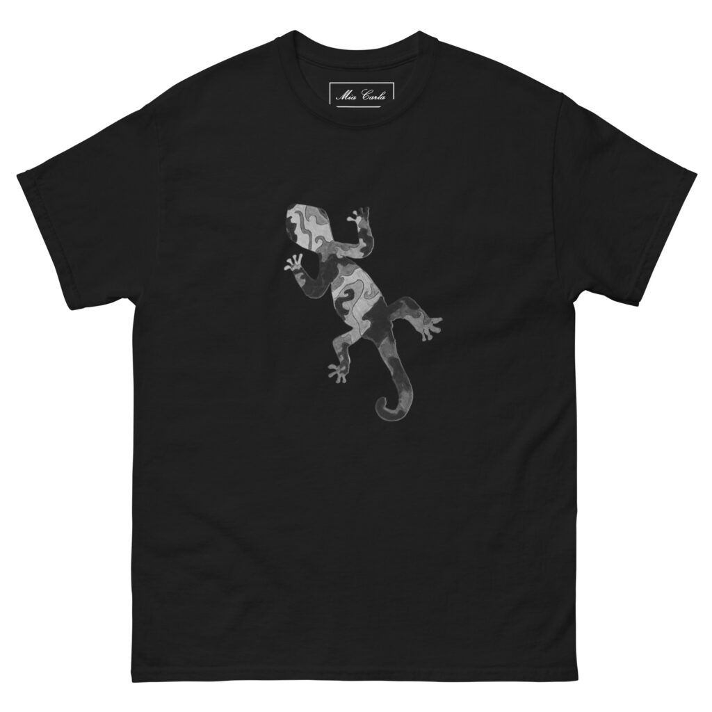 Unisex Salamander Black and White