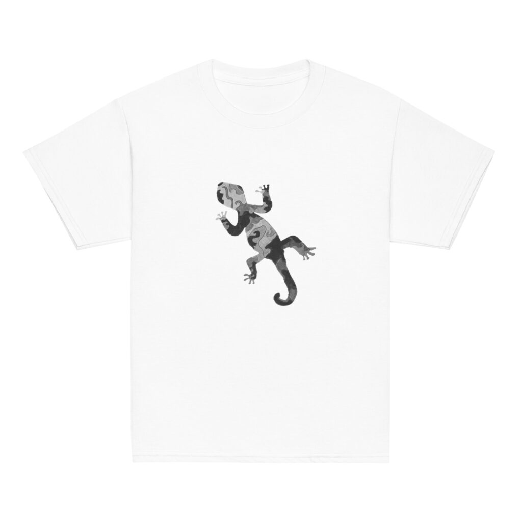 Youth Salamander Black and White